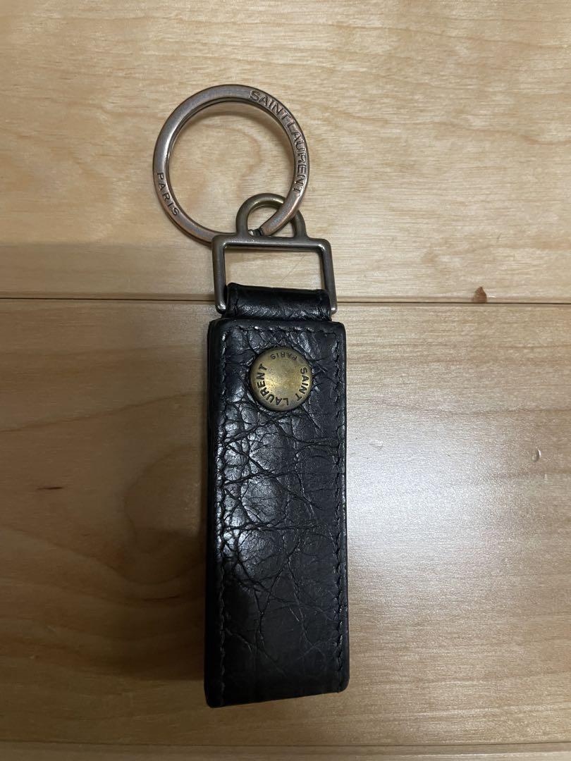 サンローラン SAINT LAURENT キーリング キーホルダー ブラック