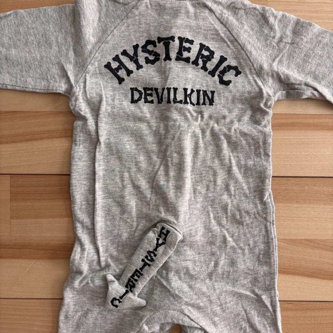 HYSTERIC MINI デビルカバーオール フード付きロンパース FREE