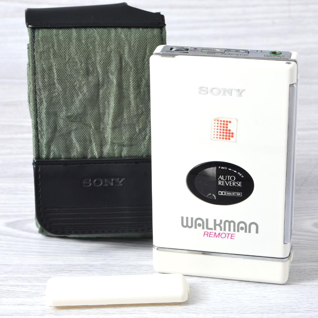 SONY WALKMAN WM-109 カセットウォークマン ホワイト ポーチ付 SONY WALKMAN WM-109 カセットウォークマン ホワイト ポーチ付
