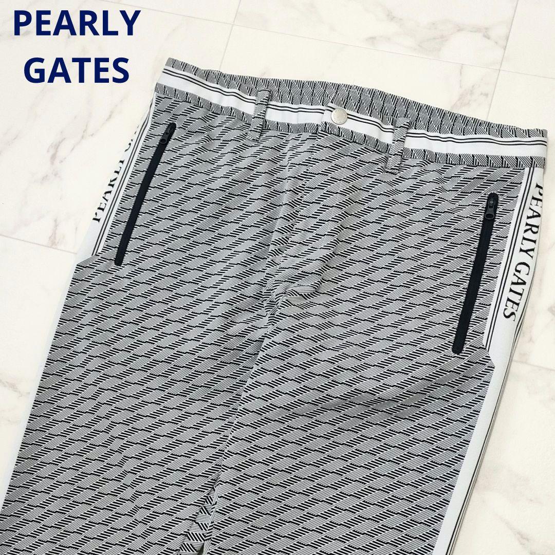 パーリーゲイツ PGライン ジャガード ジョガーパンツ ロゴ 総柄 5L・PEARLY GATES