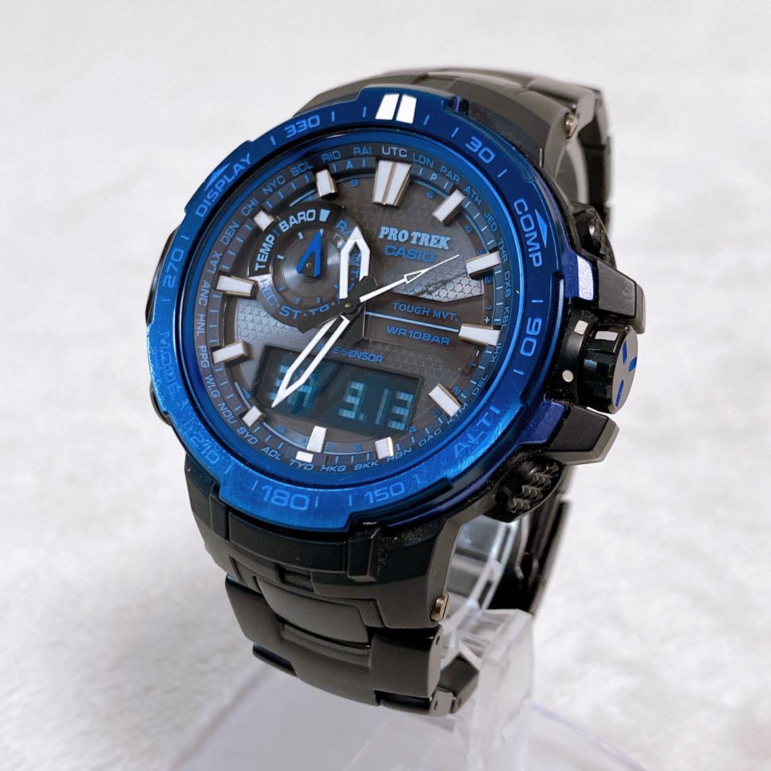 美品　CASIO　PROTREK プロトレック　PRW-6000SYT　チタン