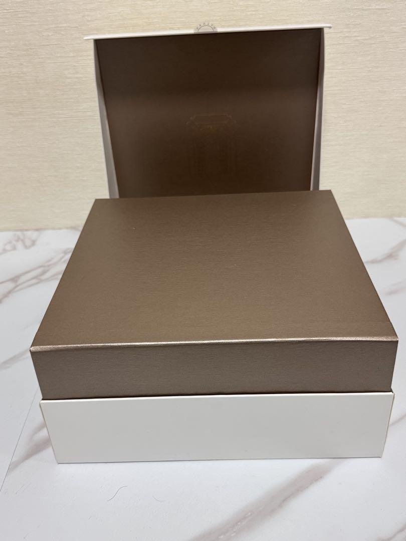 白いスライド式ギフトボックス 大きめギフト袋セット