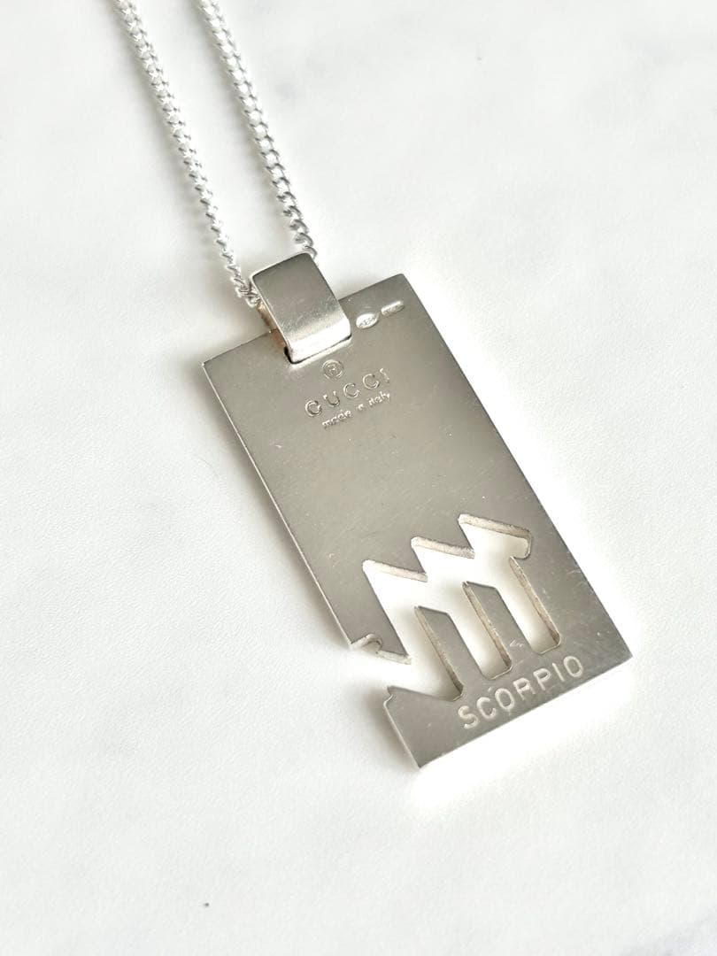 GUCCI 星座ネックレス　scorpion 蠍座