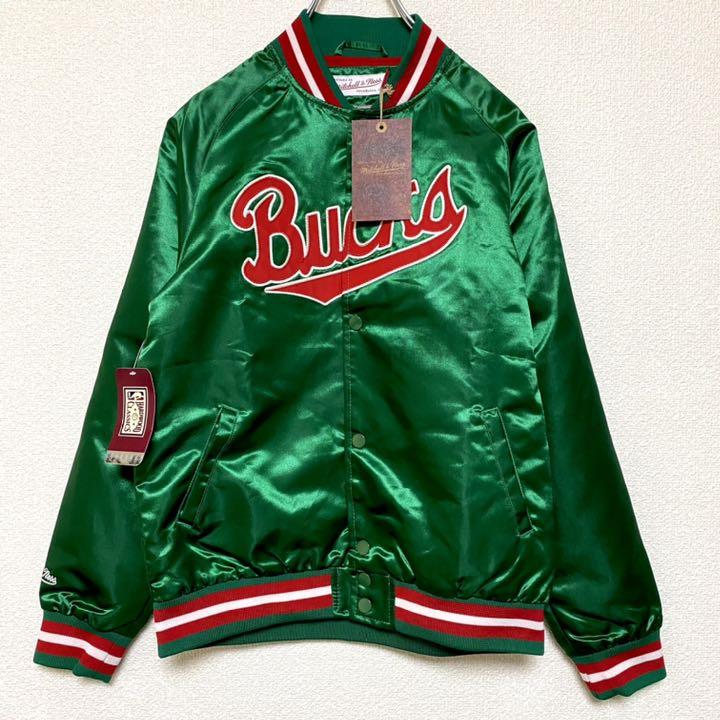新品】¥ellow Bucks着用 スタジャン ミッチェル&ネス Mサイズ