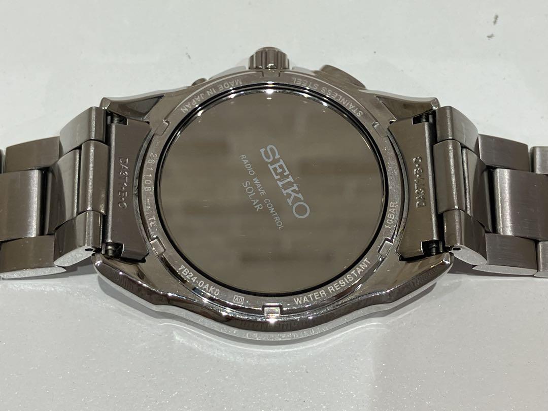 SEIKO ブライツ　7B24-0AK0 ソーラー電波