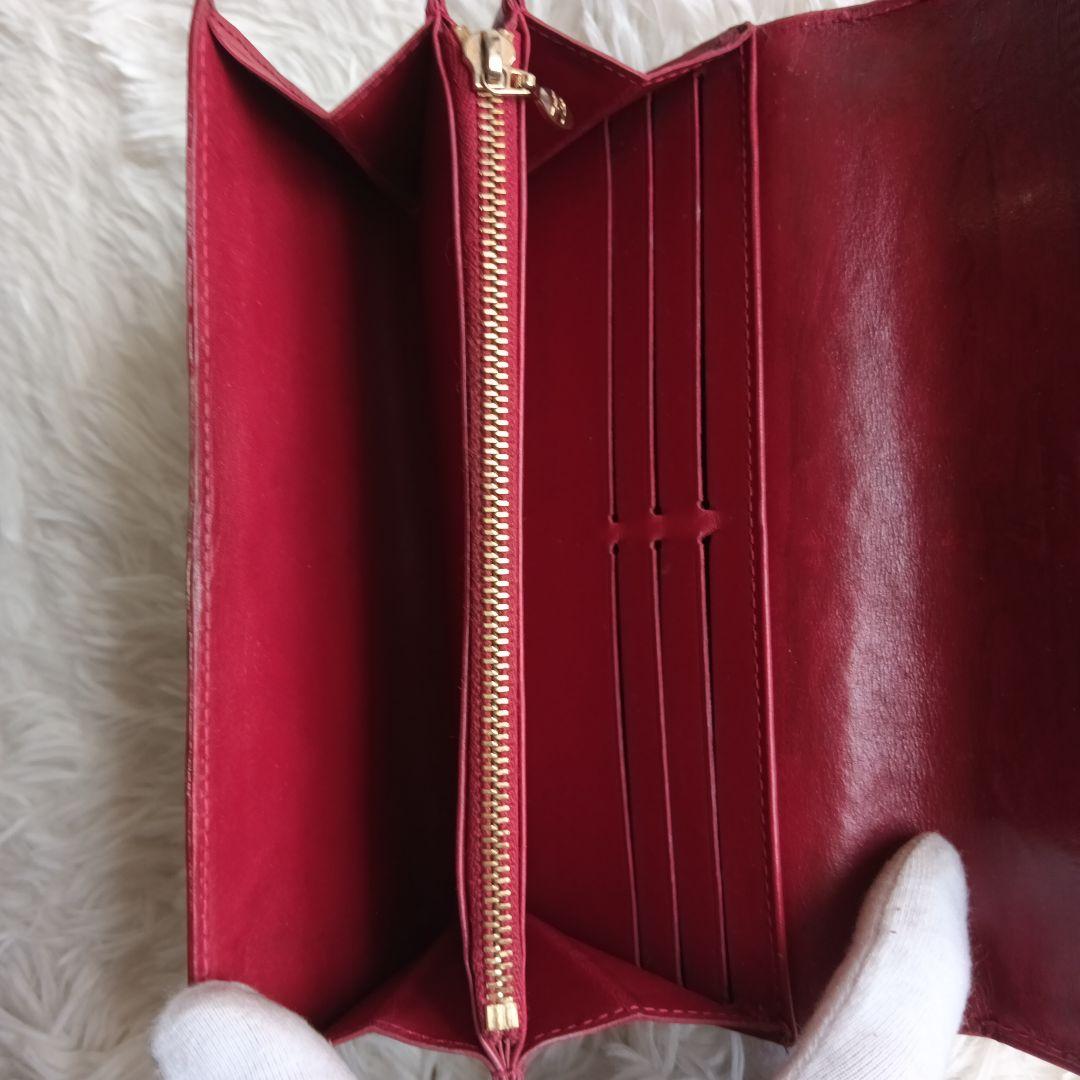 【LOUISVUITTON】ルイヴィトン　長財布　財布　ヴェルニ　ワインカラー✨