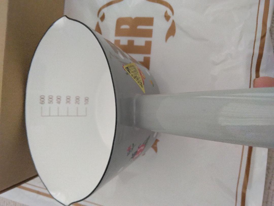 【未使用】✴希少品✴　FEILER ハイジ　ホーロー ミルクパン グレー