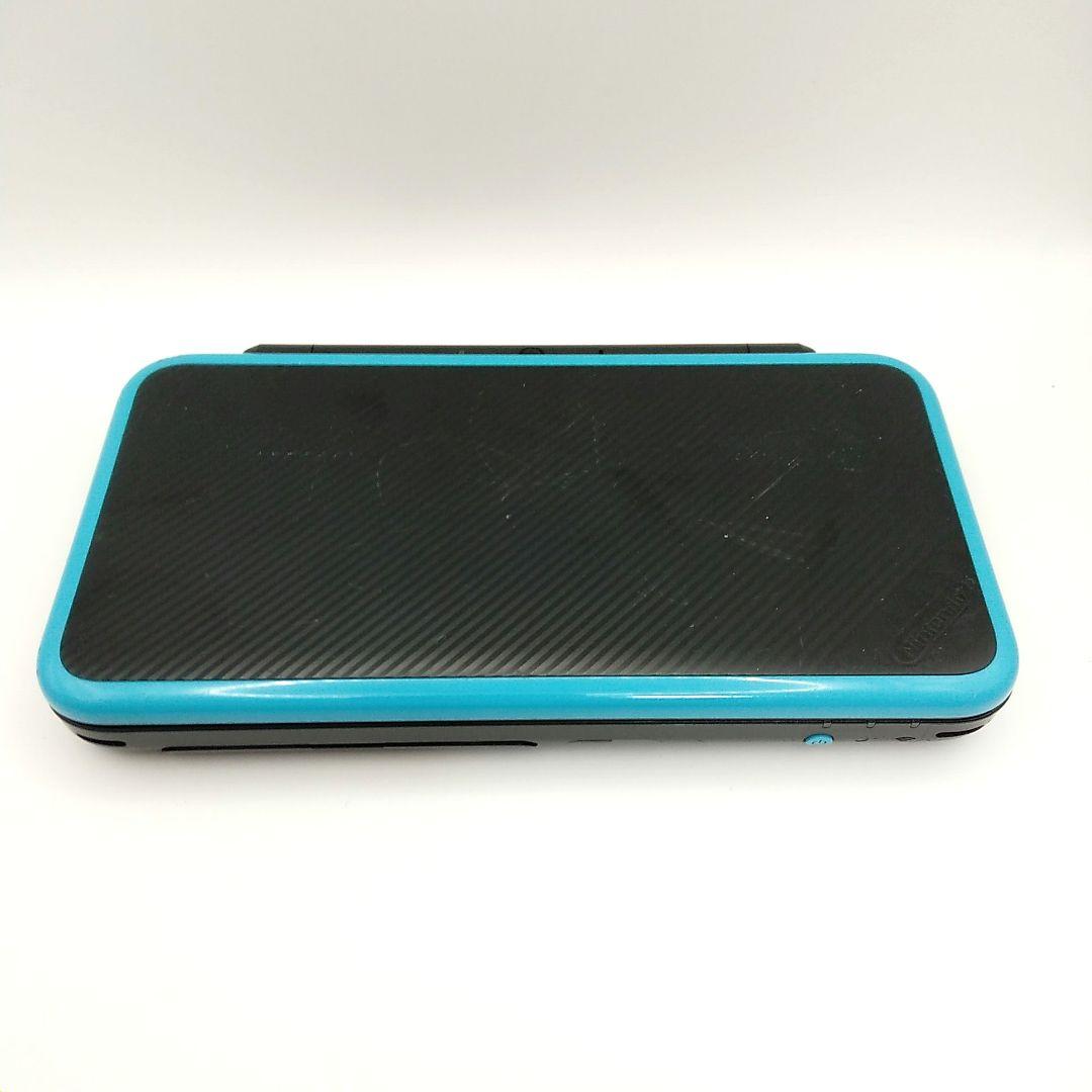 【動作品】New ニンテンドー 2DSLL 本体　ブラック×ターコイズ 本体のみ