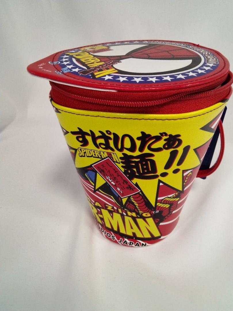 信頼も高い USJ スパイダーマン スパイダー麺ポーチ - メルカリ キャラクターグッズ