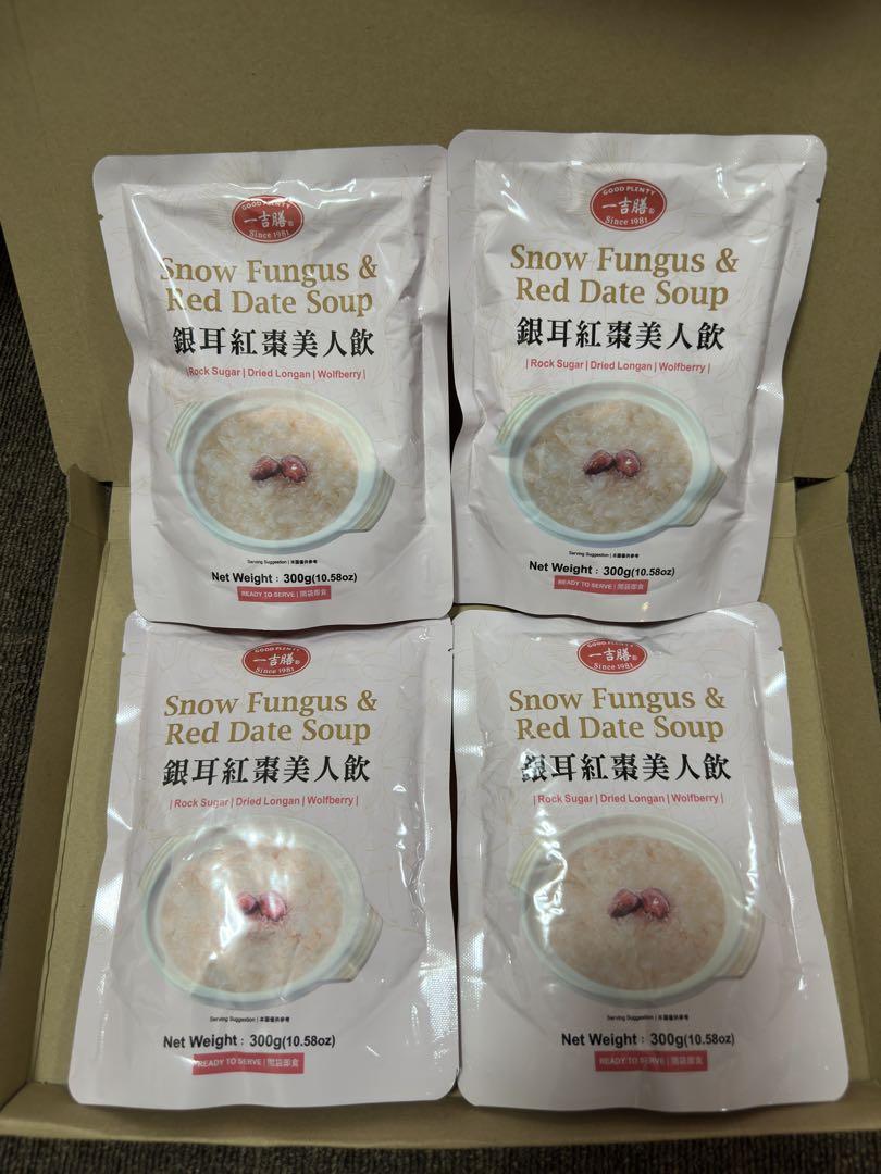 ハピページㄧ吉膳 銀耳紅棗美人飲（シロキクラゲとナツメデザート）300g 台湾 ㄧ吉膳 銀耳紅棗美人飲（シロキクラゲとナツメデザート）4