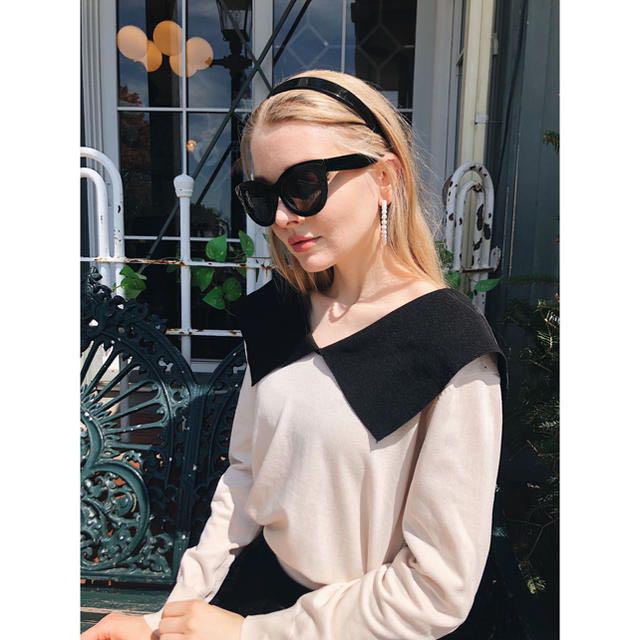 などアフターサービスも万全 epine❤︎ big collar bi-color summer knit などアフターサービスも万全 epine❤︎ big collar bi-color summer knit