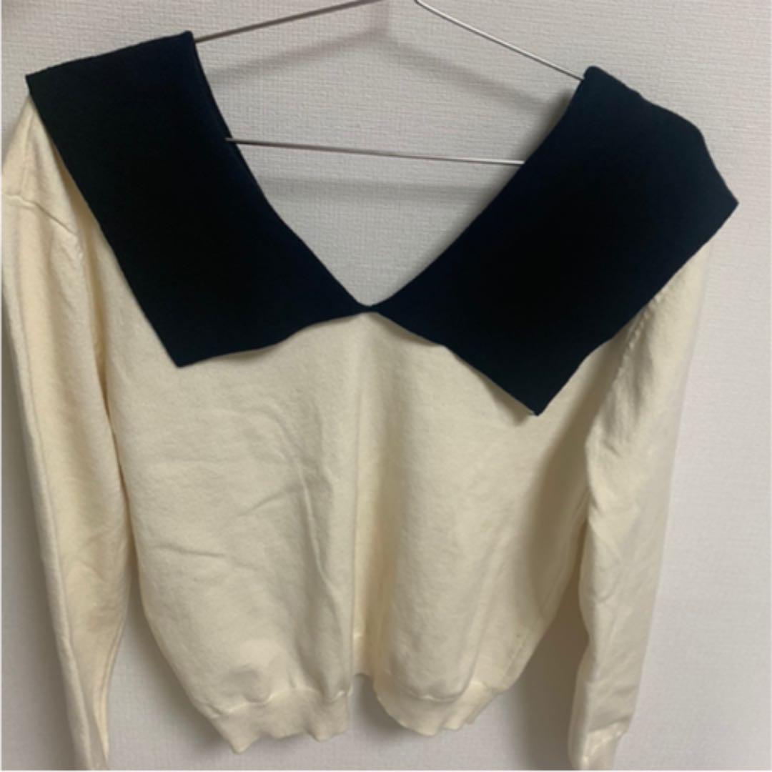 などアフターサービスも万全 epine❤︎ big collar bi-color summer knit などアフターサービスも万全 epine❤︎ big collar bi-color summer knit