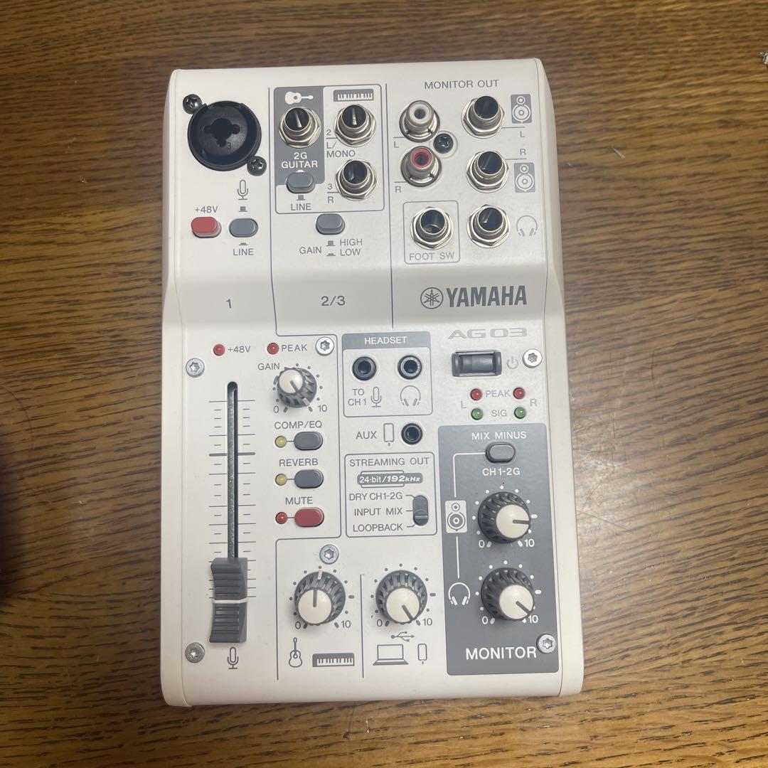 YAMAHA AG03 MK2 ライブストリーミングミキサー