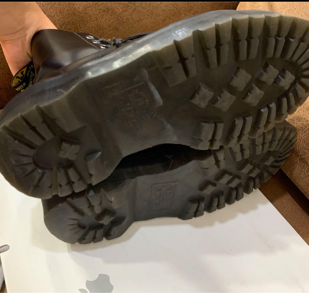 【早い者勝ち!】Dr.martens厚底 フロントジップブーツ 8ホール レザー