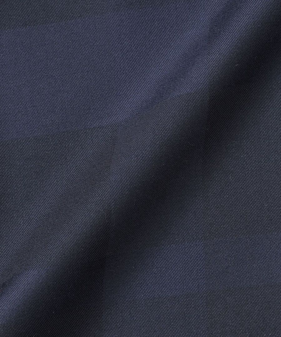 新品ブラックレーベル　ネイビーシャドークレストブリッジチェックスリーピーススーツ