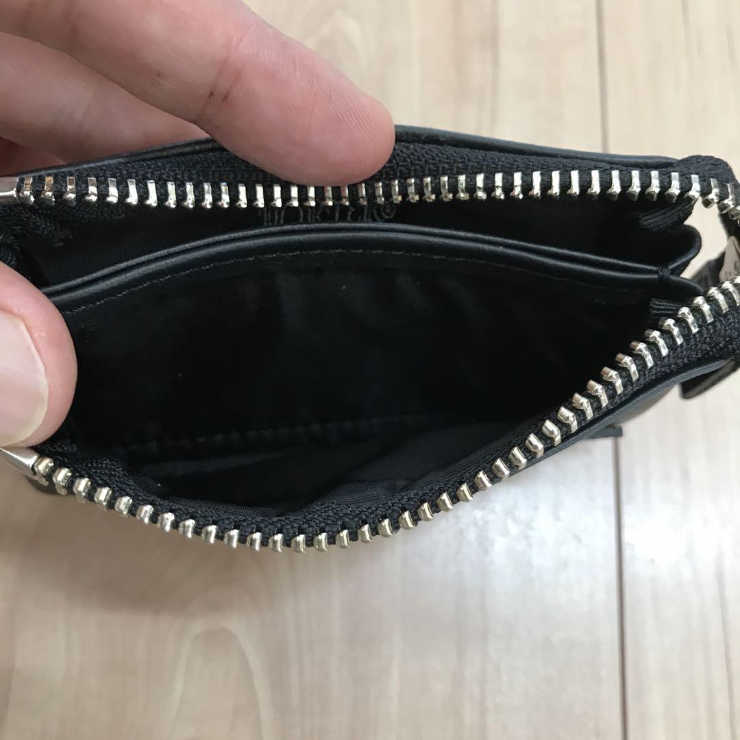 【WEB限定】 PORTER レザー ブラック CASE COIN MULTI BRING / 小物