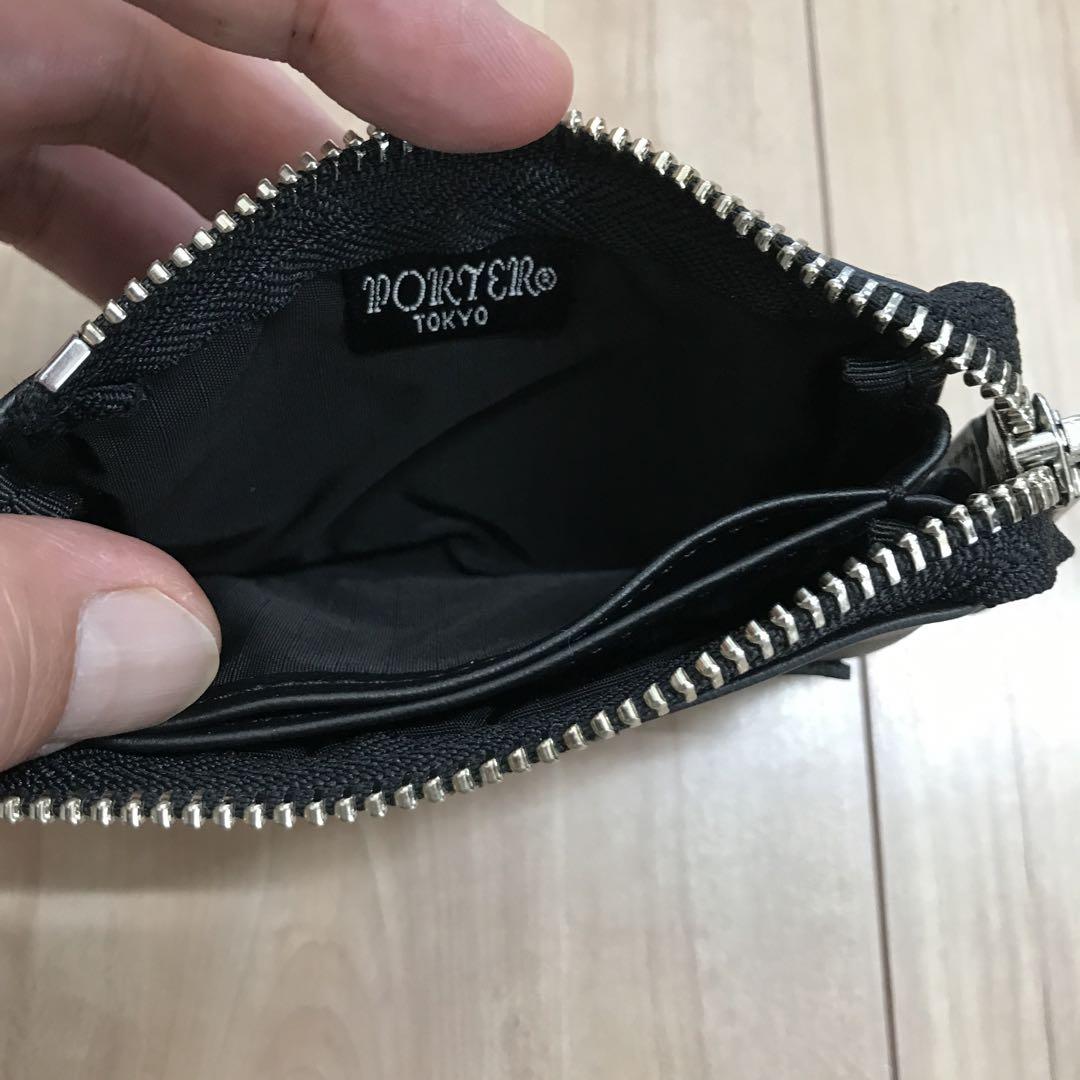 PORTER / BRING MULTI COIN CASE ブラック　レザー