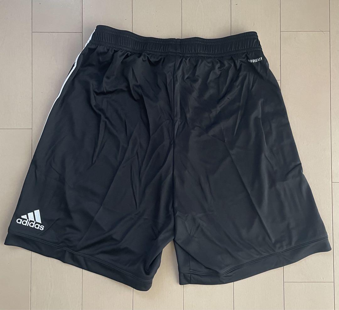 新品未使用タグ付き！アディダス　ハーフパンツ 新品タグ付き アディダス AEROREADY ハーフパンツ XOサイズ 黒