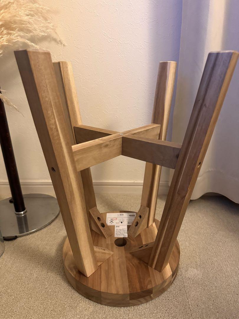 IKEA イケア　スコグスタ スツール　アカシア材　45cm