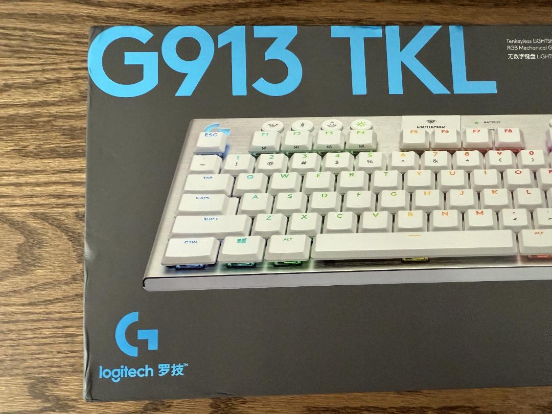 logitech G913 TKL 白 茶軸 US配列 英語 logicool