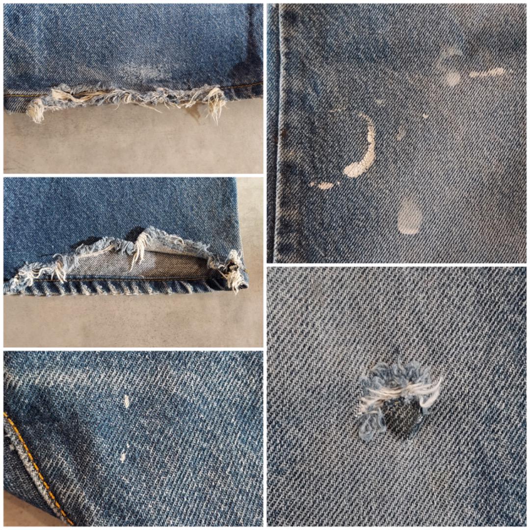 リーバイス517 Levis W34 ブルーデニム 青 フレア ヒゲ 15013