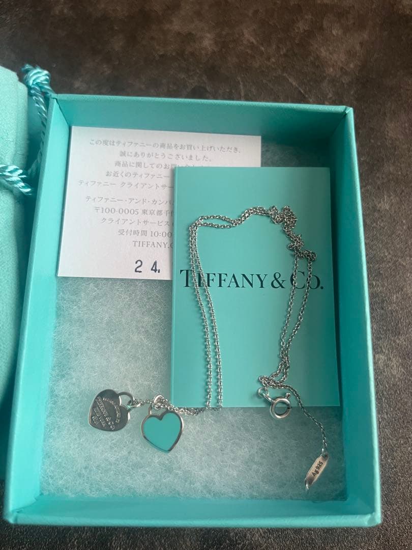 Tiffany & Co. シルバーハートネックレス
