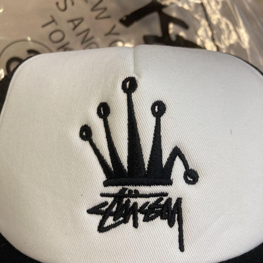 STUSSY CROWN STOCK TRUCKER CAP メッシュキャップ - 帽子