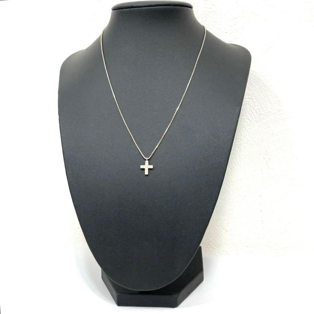 【正規品】4℃ ヨンドシー クロスペンダント ネックレス【silver刻印】 【正規品】4℃ ヨンドシー クロスペンダント ネックレス【silver刻印】