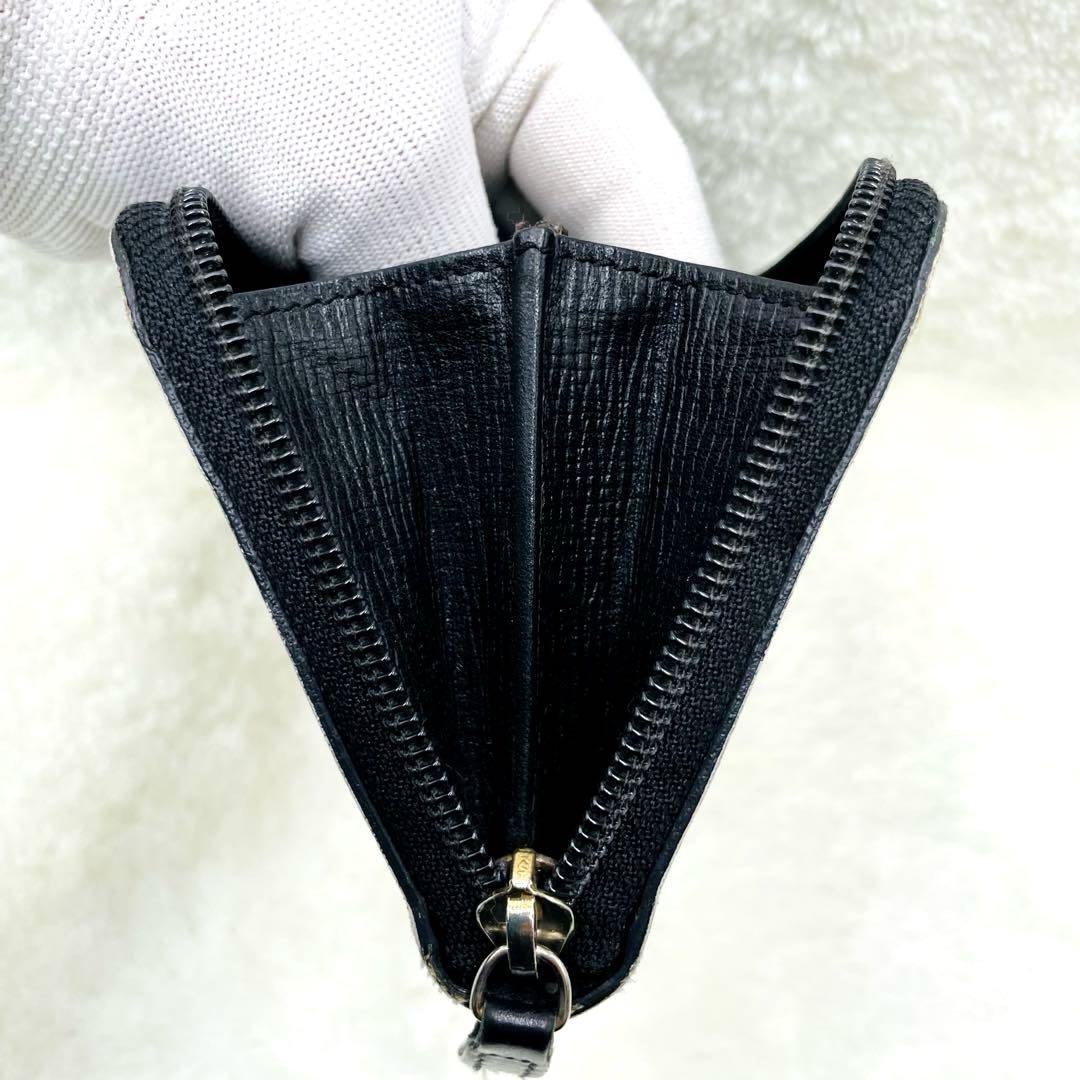 ご成約商品FENDI 長財布 ズッカ PVC レザー ラウンドジップマルチカラー
