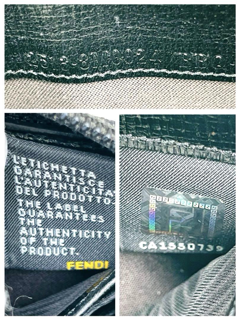 ご成約商品FENDI 長財布 ズッカ PVC レザー ラウンドジップマルチカラー