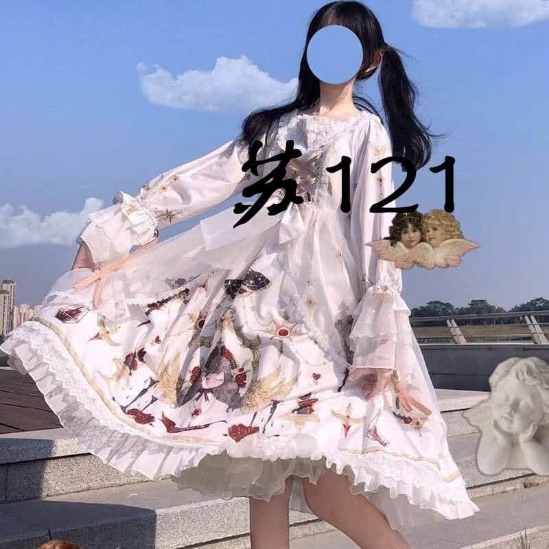 秋冬長袖日常白菜lolita学生甘いワンピースop可愛嬢ワンピース
