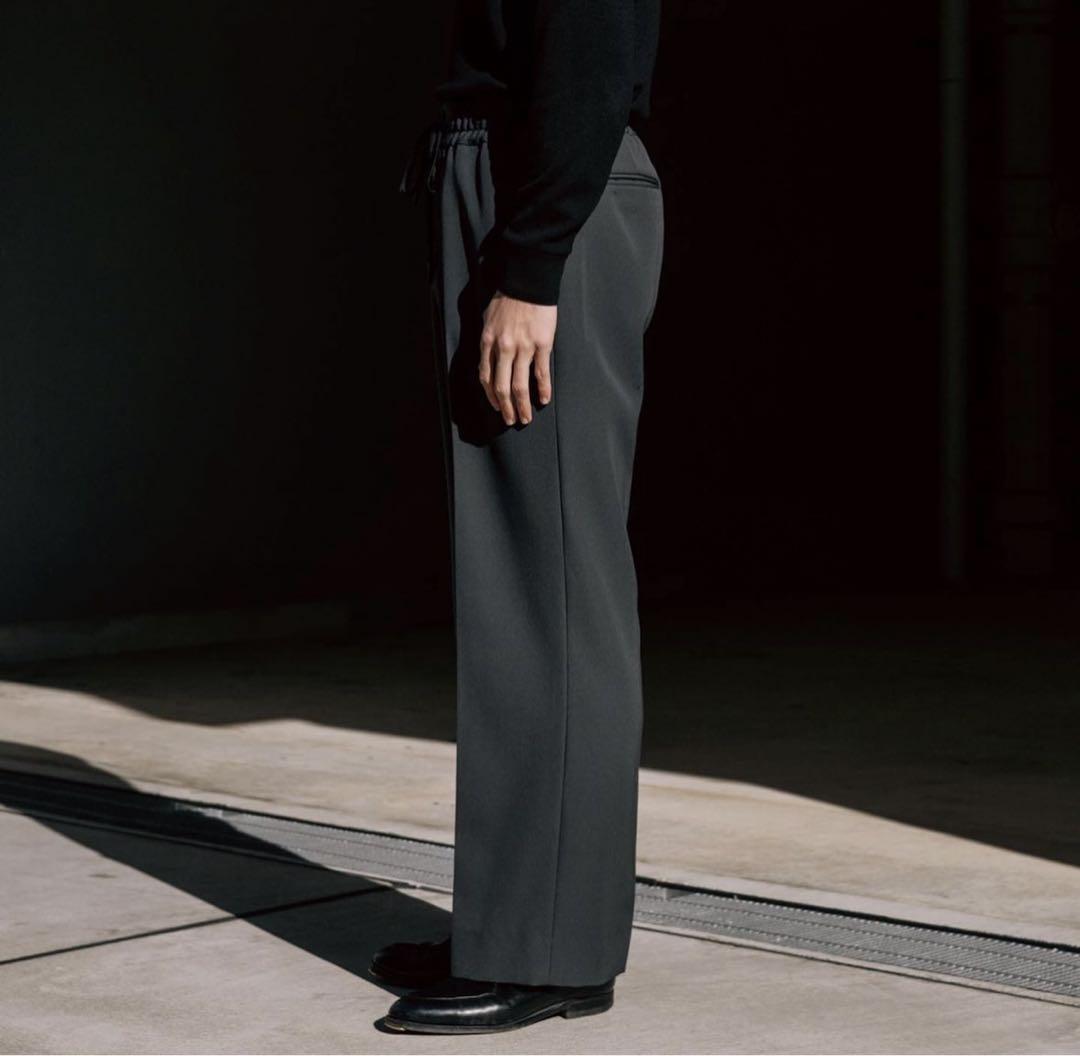 【sublations】HEAVY WOOL GABADINE TROUSERS