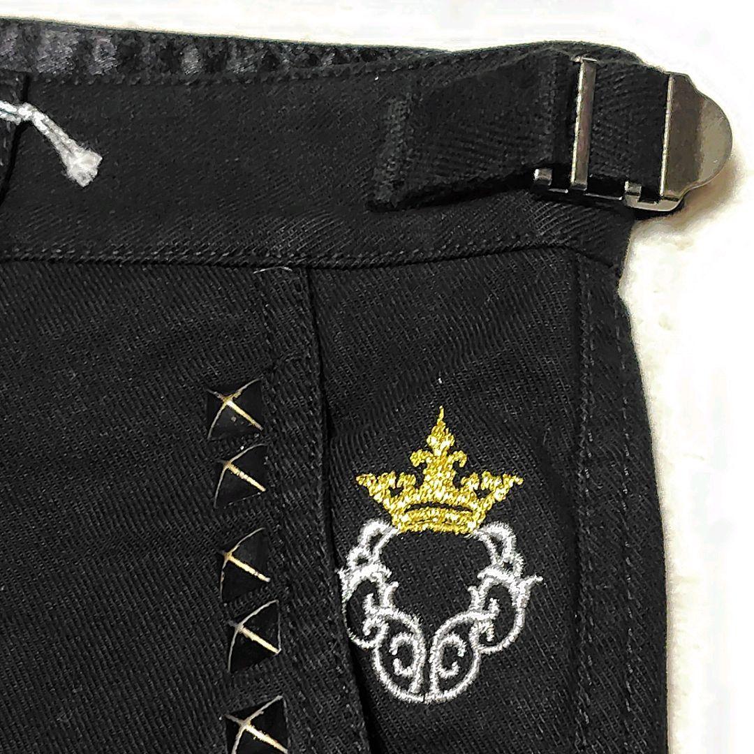 Vkei y2k punkギミック　スタッズカーゴパンツ　ベルト付きセット Archive 未使用 ゴツめBIGスタッズ ギミック カーゴパンツ y2k