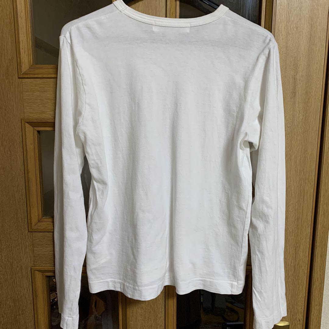 PLAY COMME des GARÇONS 長袖Tシャツ L ホワイト - メルカリ