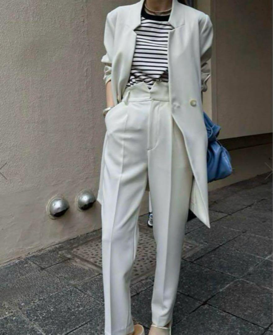 【極美品】AMERI NOTCH TAPERED PANTS