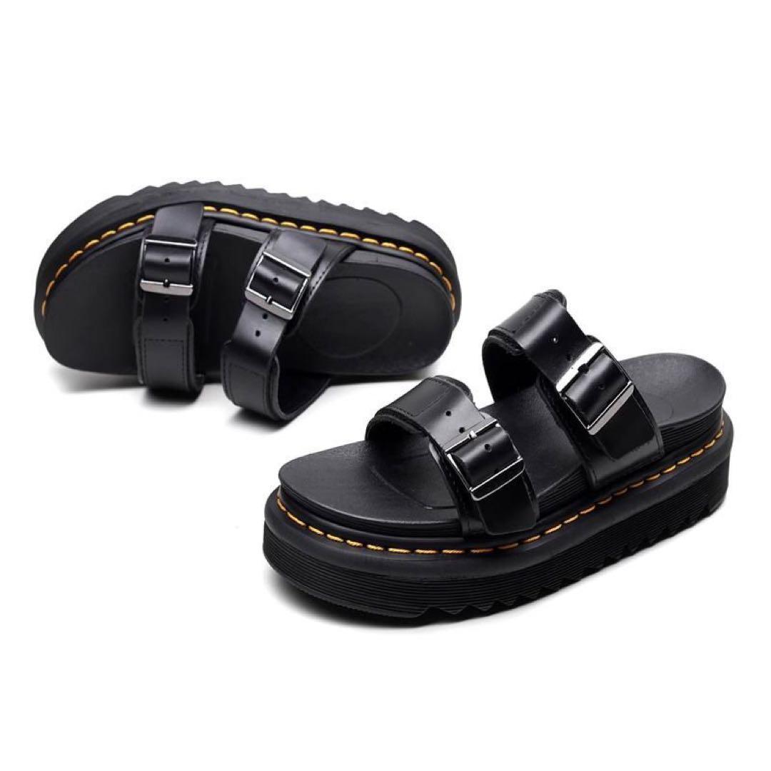 未使用 Dr.Martens 厚底サンダル ブラック 男女兼用