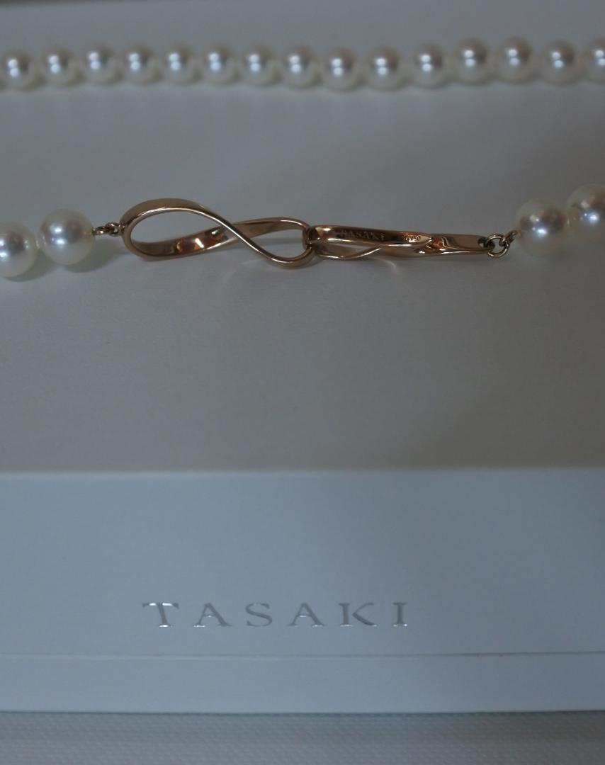 TASAKI サクラゴールド 長め ネックレス タサキ 田崎真珠 あこや