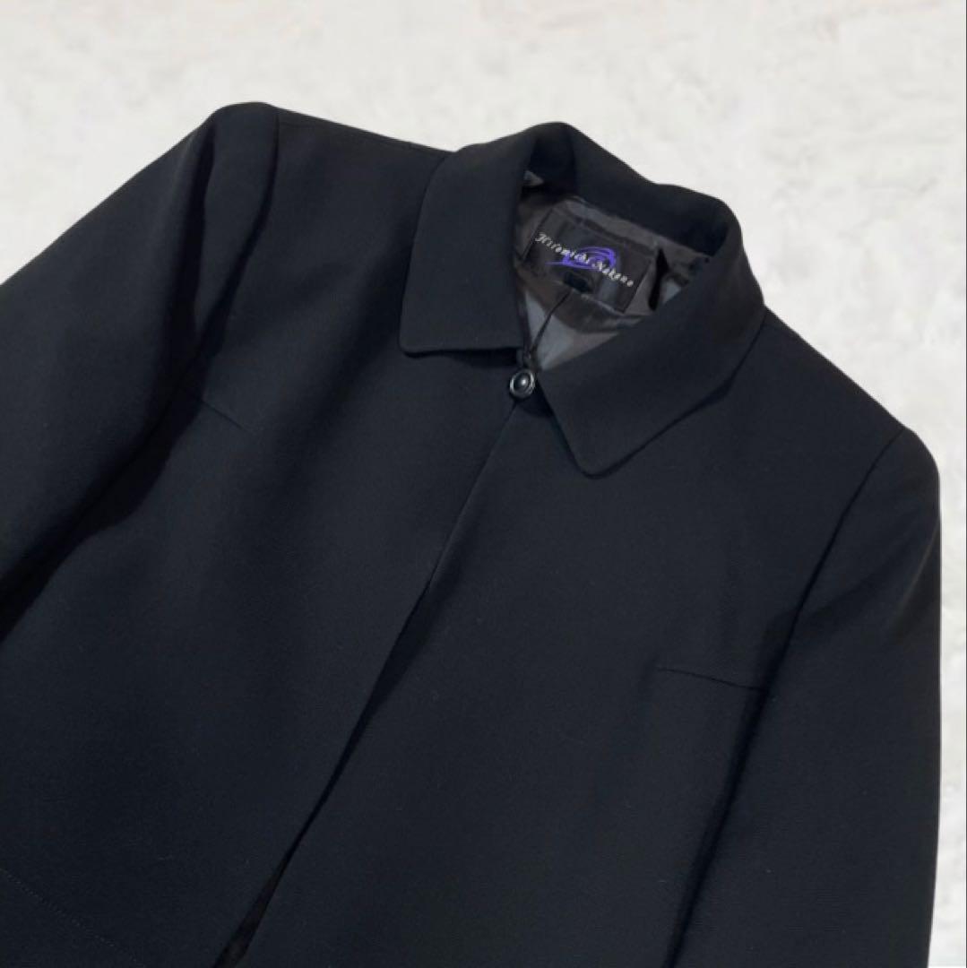 【美品】ヒロミチナカノ　ブラックフォーマル 美品】ヒロミチナカノ ブラックフォーマル 喪服 ワンピース