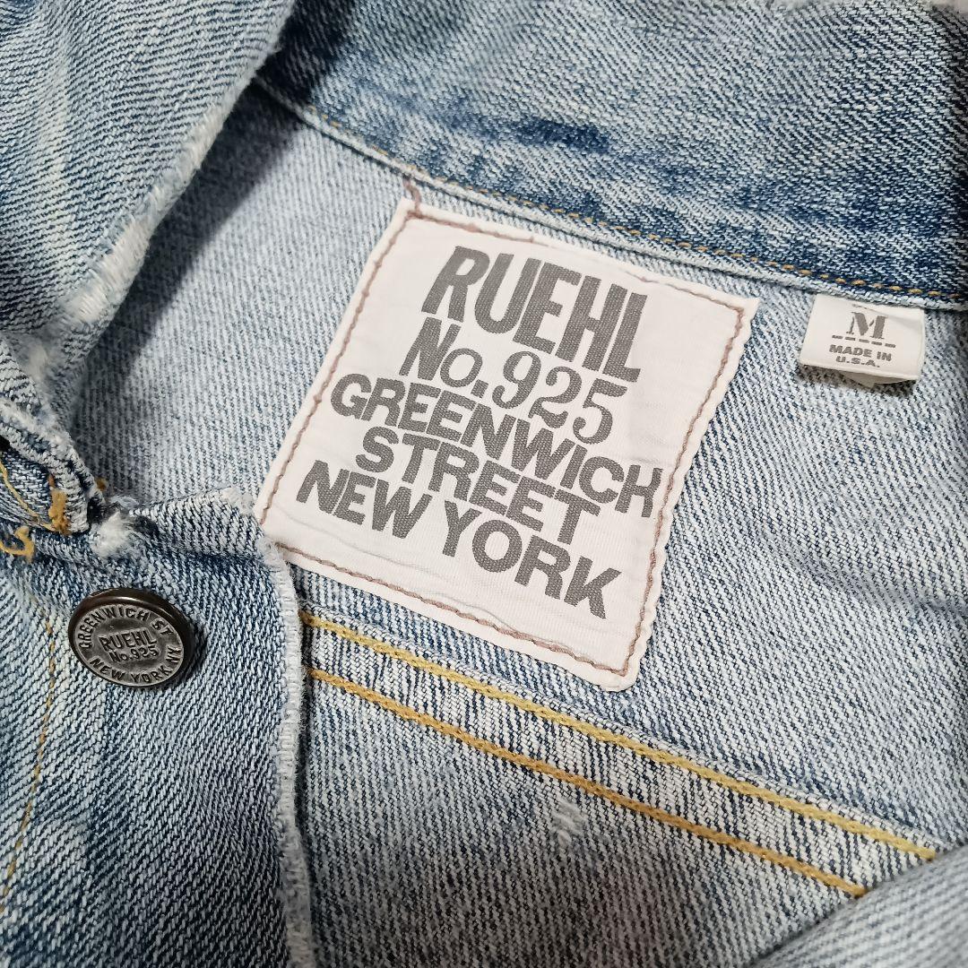 RUEHL No.925 ,アメリカ製　メンズ　デニムジャケット　ジージャン　М