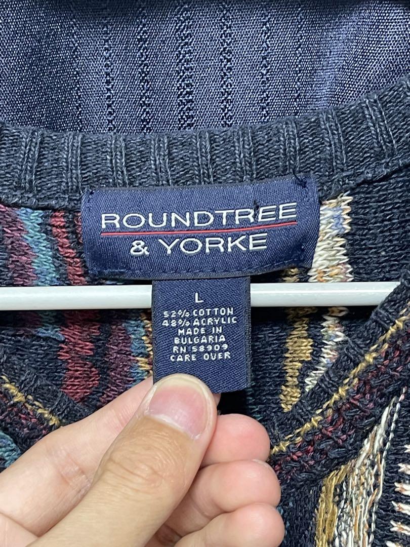 roundtree&yorke 3Dニット vネック coogi クージー
