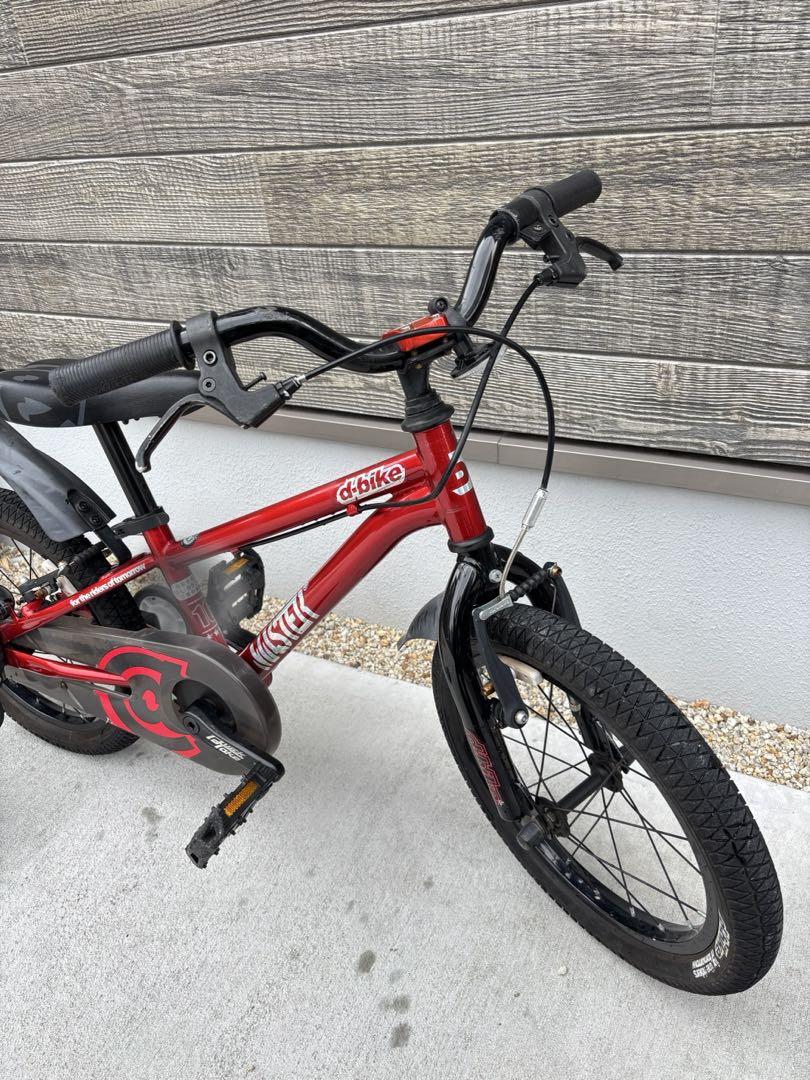 てこ　d-bike MASTER+ 16インチ 自転車 子ども用 レッド