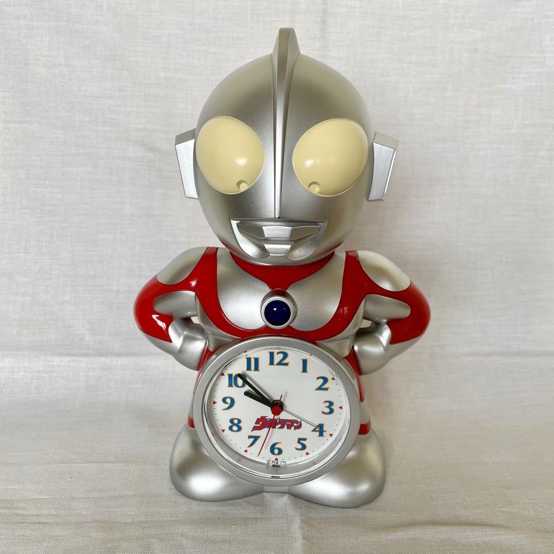 ウルトラマン　6500個　限定　目覚まし時計 シュワッチ！」ウルトラマンが起こしてくれる！SEIKO