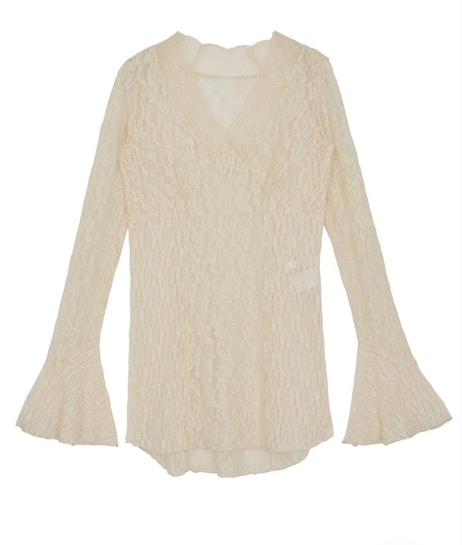 COMBINATION LACE TOP