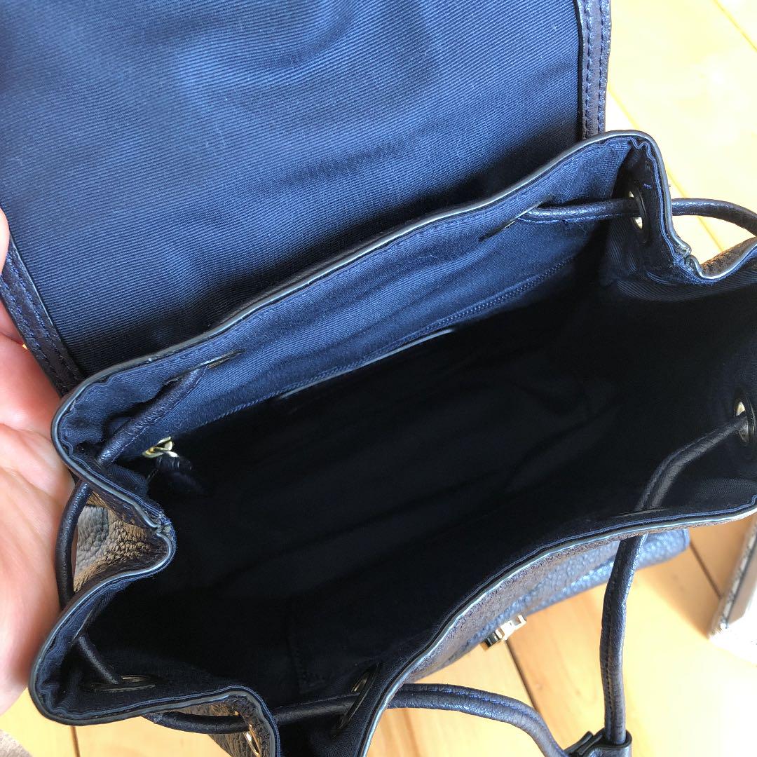 最安値セール COACH ネイビー PEifI-m62481740234 リュック 特価低価