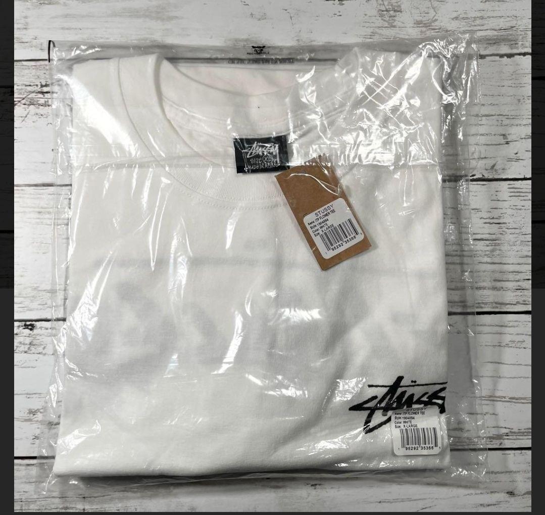 ステューシー ITP FLOWER/ホワイト/Tシャツ☆XL フラワー/半袖
