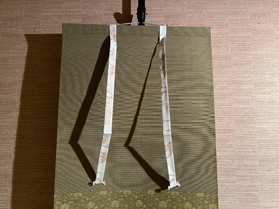 立花大亀 一行 白鶴舞老松 茶道具 茶掛軸 - メルカリ