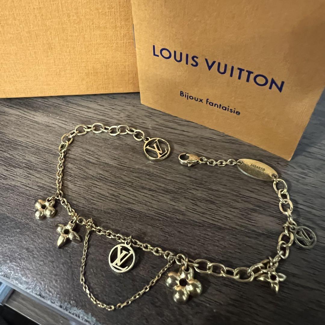 サ*ラ様 Louis Vuitton ゴールド チャームブレスレット