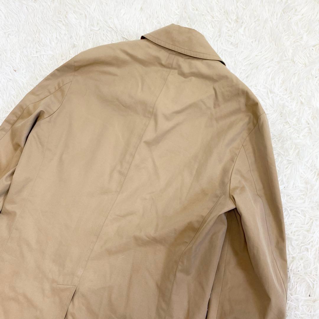 ブラックレーベルクレストブリッジ ステンカラーコート L ビッグチェック ロング