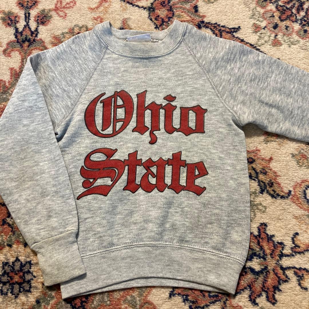 アメリカ古着　ビンテージ　Ohio State ロゴ トレーナー