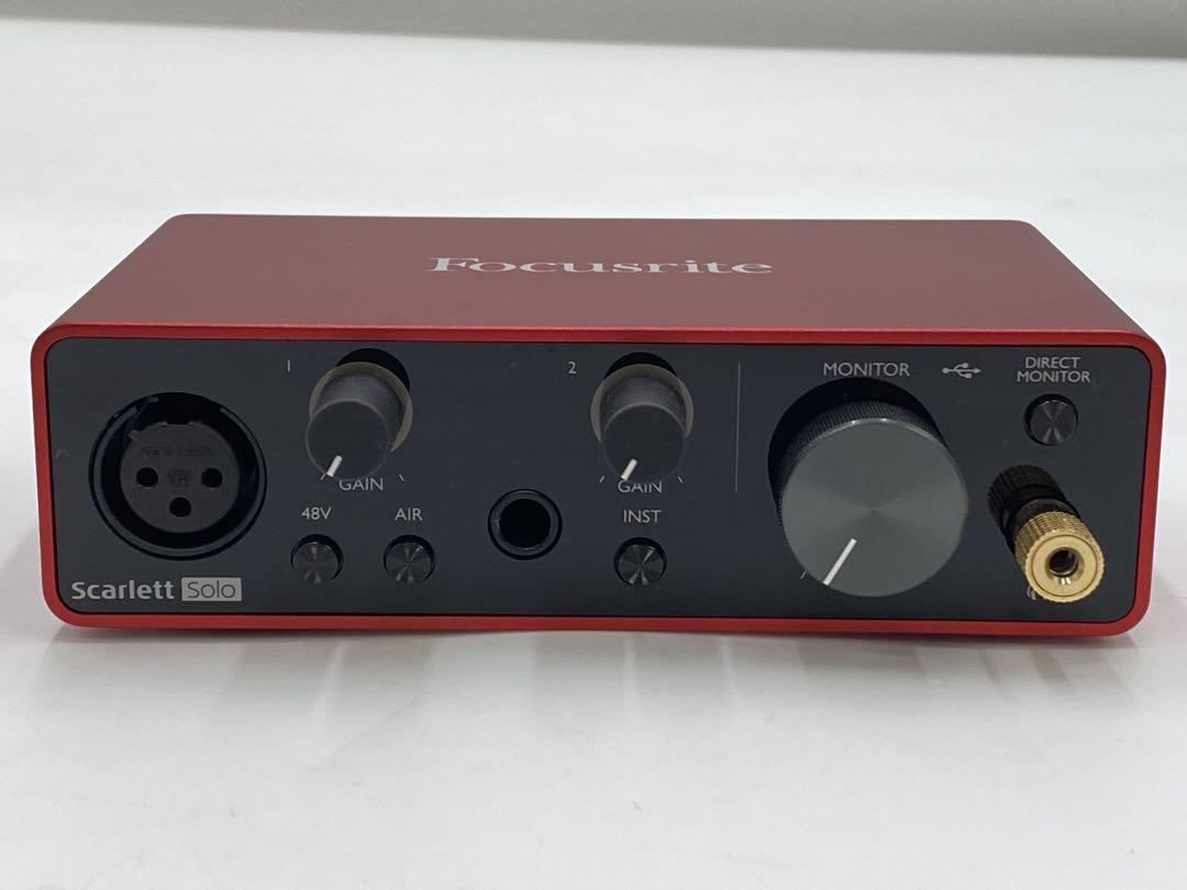 DTM・DAW FOCUSRITE Scarlett Solo 3rd Gen